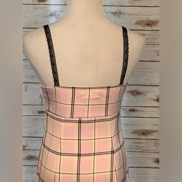 Urban Outfitters Y2K Clueless-inspired plaid slip maxi dress - Picture 6 of 8